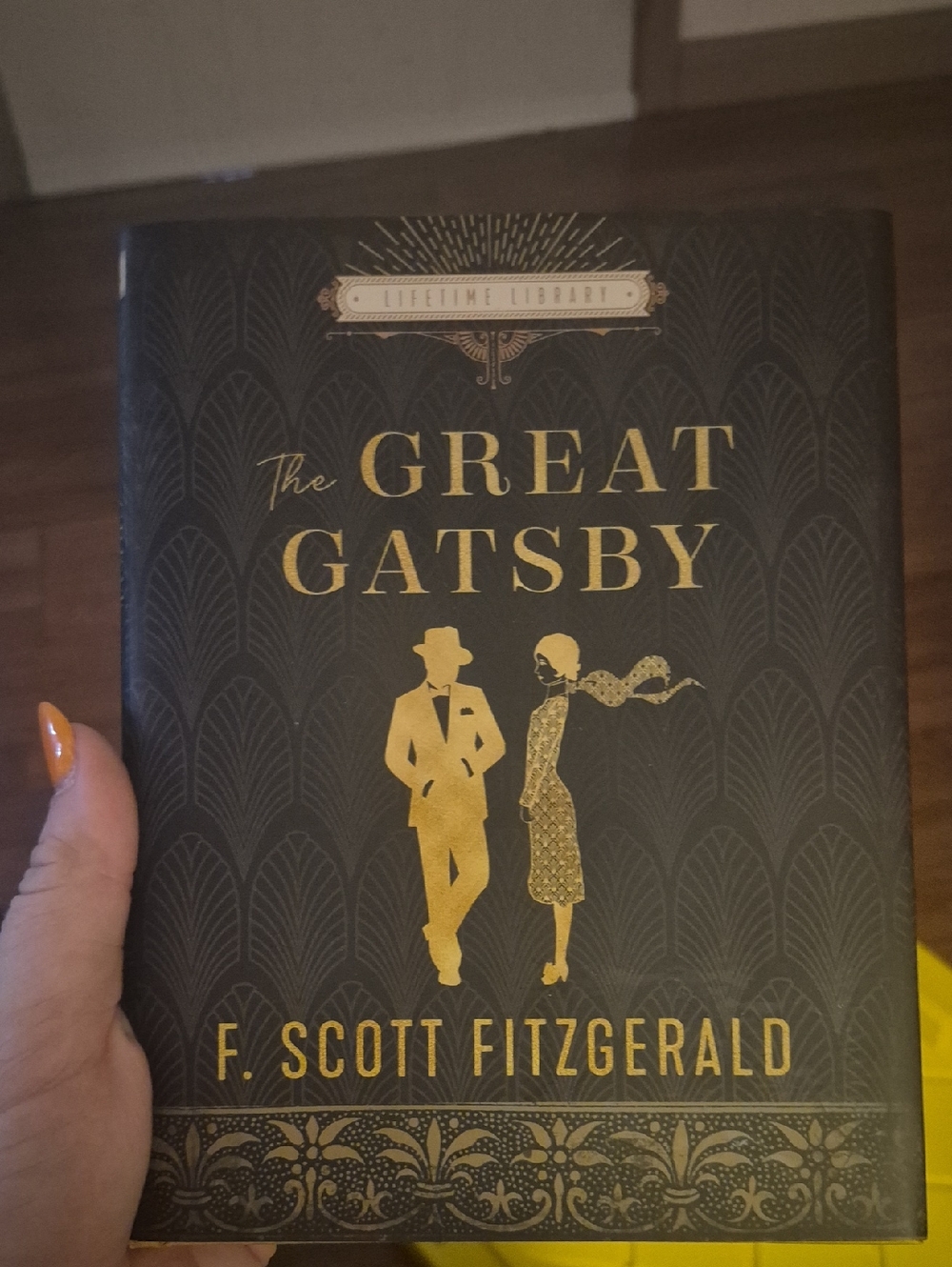 The Great Gatsby Hardcover - Gold & Black Art Deco Cover